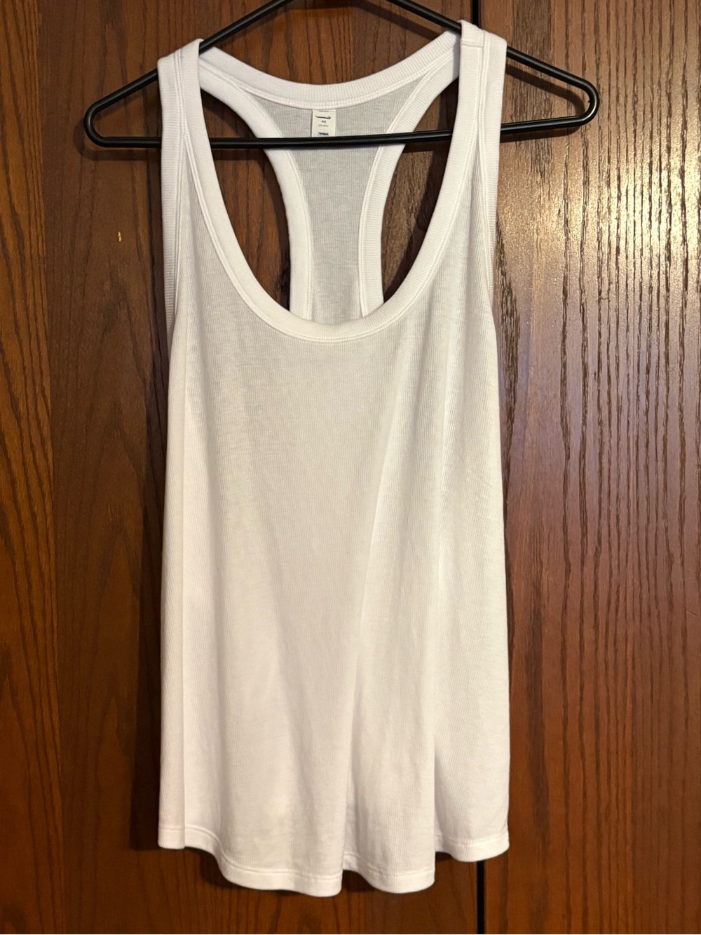 Old Navy White Racerback Tank Top